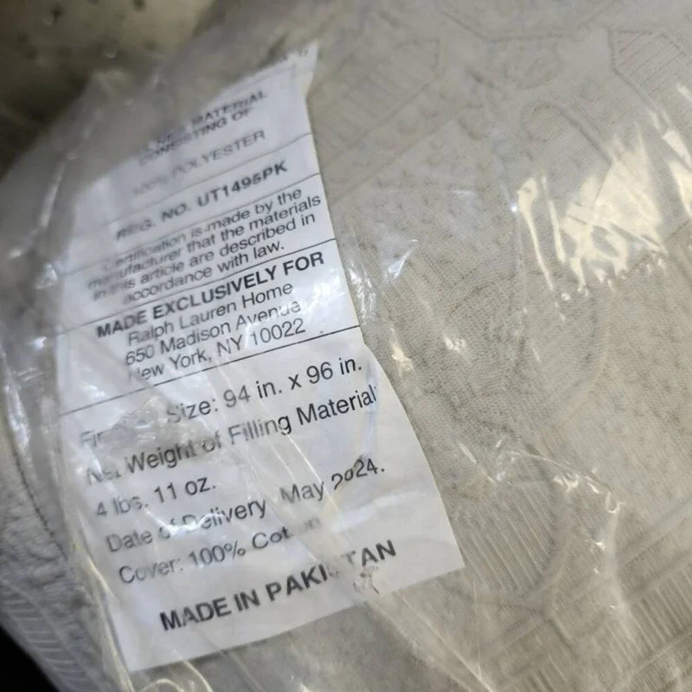 Lauren Ralph Lauren Sascha Textured Medallion Comforter Set Gray Full/Queen